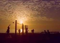 The beach is perfectly adequate for recreational a The beach is perfectly adequate for recreational activities for kids and adults. Popular activities include surfing, swimming, surf fishing, beach vol